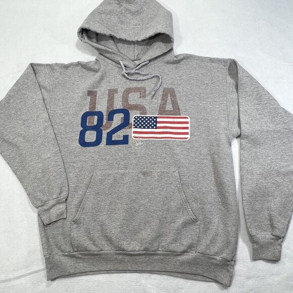 Disney Other - Walt Disney World Men's Large Fleece Pullover Hoodie Epcot World Showcase USA 82